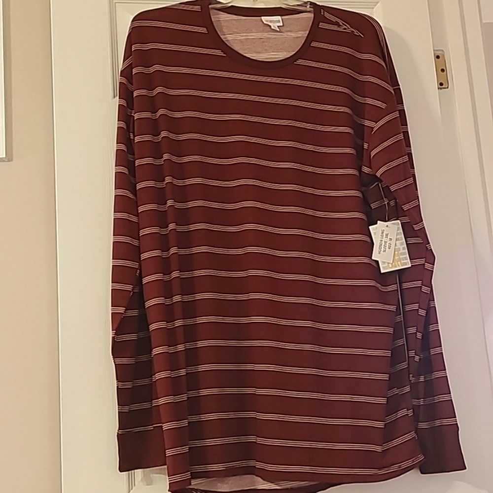 LuLaRoe Hudson Long Sleeve Shirt 3XL NWT
